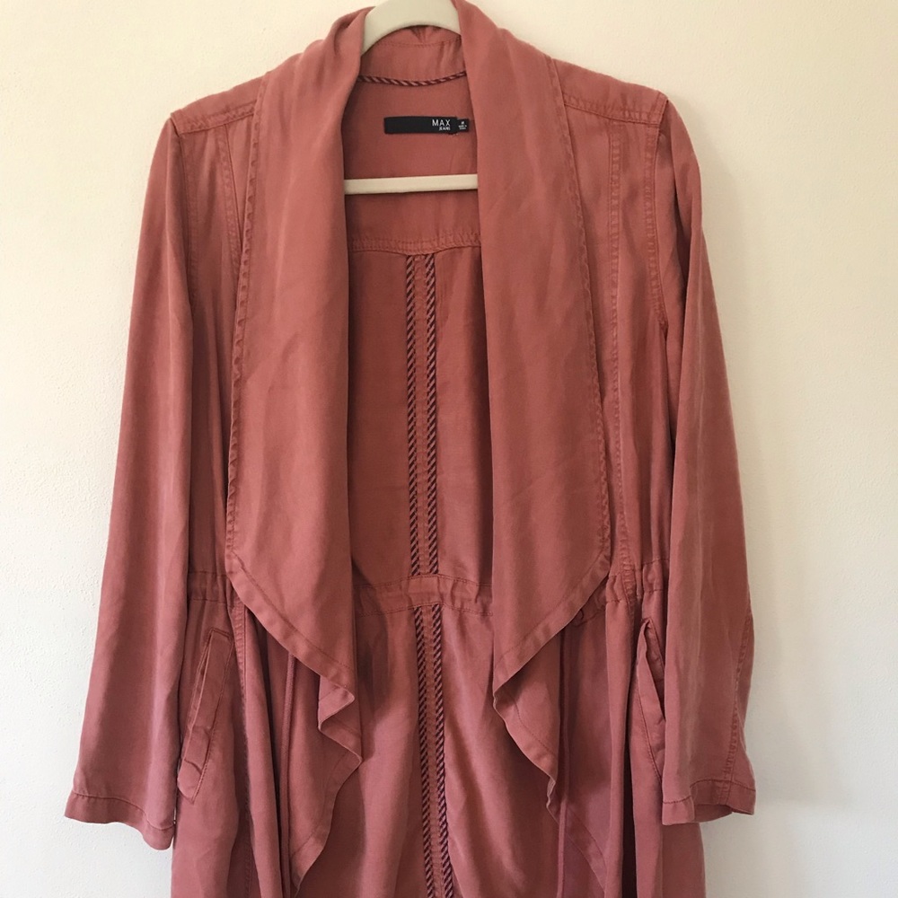Max Jeans 100% Tencel Coral/Rose Overcoat